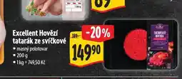 Albert Hovězí tatarák ze svíčkové nabídka