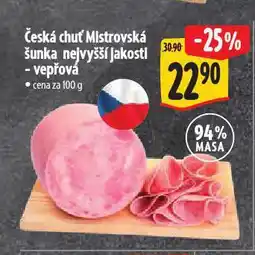 Albert Mistrovská šunka nabídka