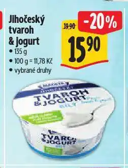 Albert Jihočeský jogurt & tvaroh nabídka