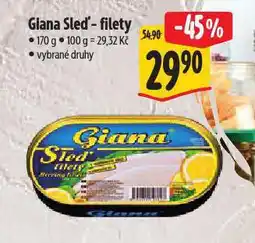 Albert Giana sleďové filety nabídka