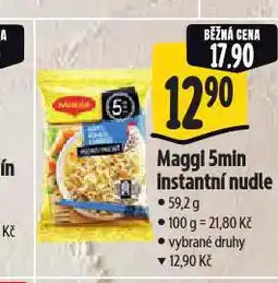 Albert Maggi instantní nudlová polévka nabídka