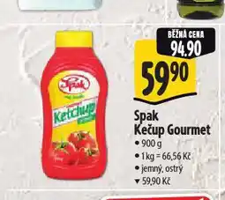 Albert Spak gourmet kečup nabídka