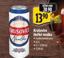 Albert Pivo krušovice nealko nabídka
