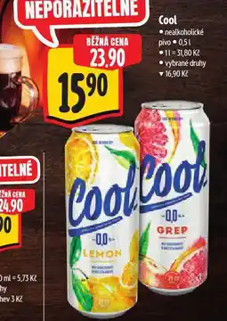 Albert Cool nealkoholické pivo nabídka