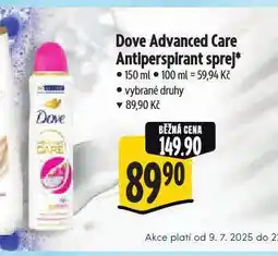 Albert Dove antiperspirant nabídka
