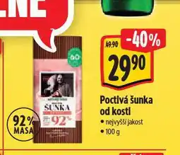 Albert Poctivá šunka od kosti nabídka