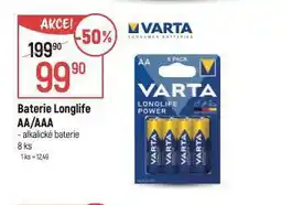 Globus Varta longlife baterie nabídka