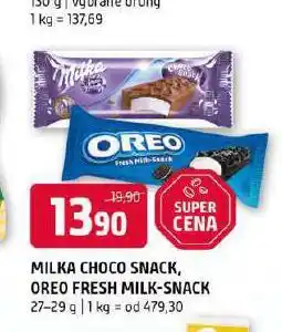 Terno Milka choco snack nabídka