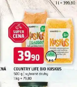 Terno Country life bio kuskus nabídka