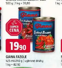 Terno Giana fazole nabídka