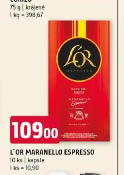 Terno L´or maranello espresso kapsle nabídka