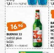 Terno Pivo budvar 33 nabídka