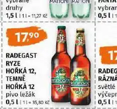 Terno Pivo radegast ryze hořká 12 nabídka