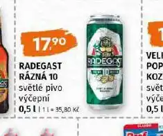 Terno Pivo radegast rázná 10 nabídka