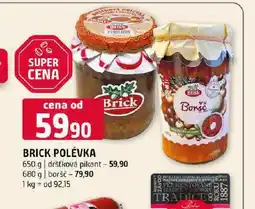 Terno Brick polévka boršč nabídka