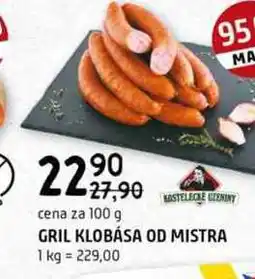 Terno Grilovací klobása od mistra 100g nabídka