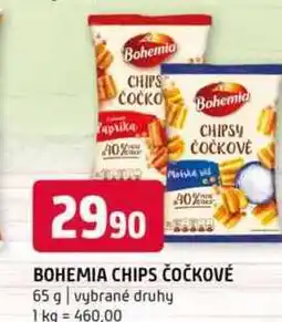 Terno Bohemia Chips 65g, vybrané druhy nabídka