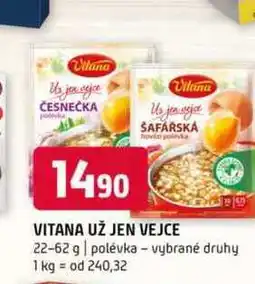 Terno Vitana už jen vejce 22-62 g polévka vybrané druhy nabídka