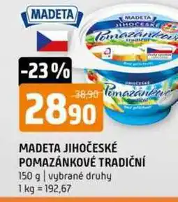 Terno Madeta Jihočeské pomazánkové 150g nabídka