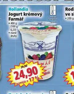 Norma Hllandia jogurt krémový farmářský nabídka
