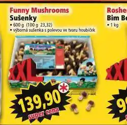 Norma Funny muschrooms sušenky nabídka