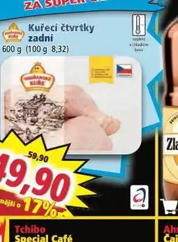 Norma Kuřecí čtvrtky zadní nabídka