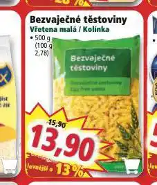 Norma Bezvaječné těstoviny nabídka