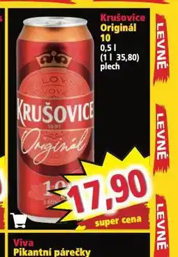 Norma Krušovice královský originál 10 nabídka