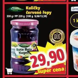 Norma Kuličky červené řepy nabídka