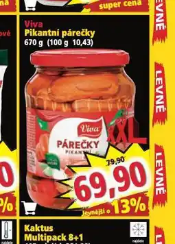 Norma Viva pikantní párečky nabídka
