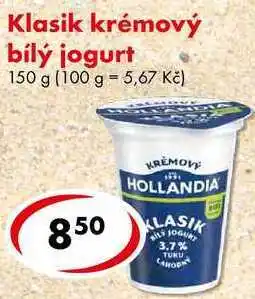 CBA Klasik krémový bílý jogurt, 150 g nabídka