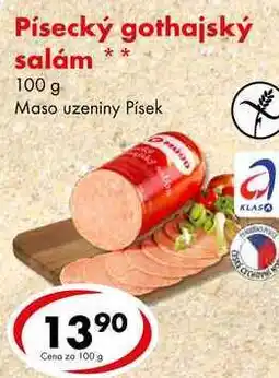 CBA Písecký gothajský salám, 100 g nabídka
