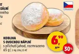Penny Market KOBLIHA S OVOCNOU NÁPLNÍ s příchutí jahod, 65 g nabídka