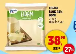 Penny Market EIDAM BLOK 45% BONI, 250 g nabídka