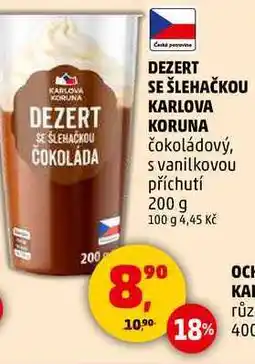 Penny Market DEZERT SE ŠLEHAČKOU KARLOVA KORUNA čokoládový, 200 g nabídka
