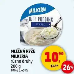 Penny Market MLÉČNÁ RÝŽE MILKERIA různé druhy, 200 g nabídka