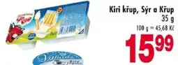Qanto Kiri křup, sýr a křup nabídka