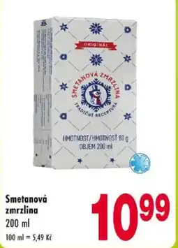 Qanto Smetanová zmrzlina nabídka
