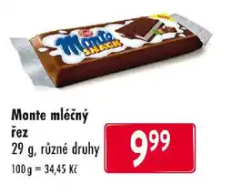 Qanto Monte mléčný řez nabídka