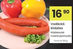 Kubík potraviny Vodácká klobása nabídka