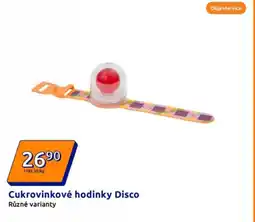 Action Cukrovinkové hodinky disco nabídka