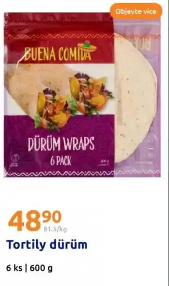 Action Tortily dürüm nabídka