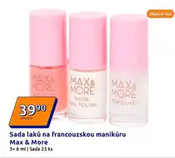 Action Sada laků na francouzskou manikúru max & more nabídka