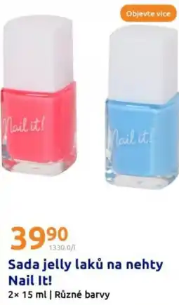 Action Sada jelly laků na nehty nail it! nabídka