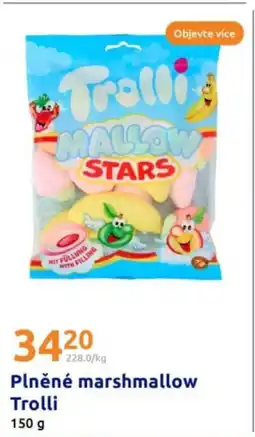 Action Plněné marshmallow trolli nabídka