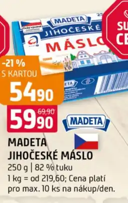Terno Madeta jihočeské máslo nabídka