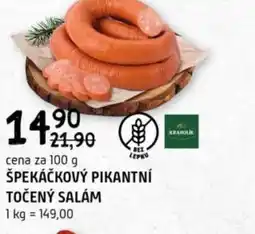 Terno Špekáčkový pikantní točený salám nabídka