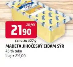 Terno Madeta jihočeský eidam sýr nabídka