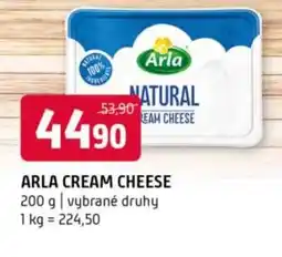 Terno ARLA Cream cheese nabídka