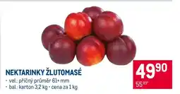 Makro Nektarinky žlutomasé nabídka